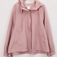 朵以2025春季新款连帽短风衣外套39DC431082