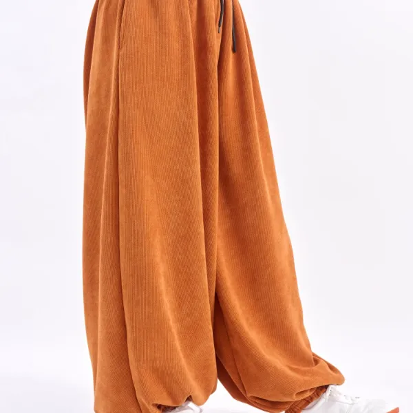 秋冬季新款太极裤新中式时尚气质搭配宽腿裤