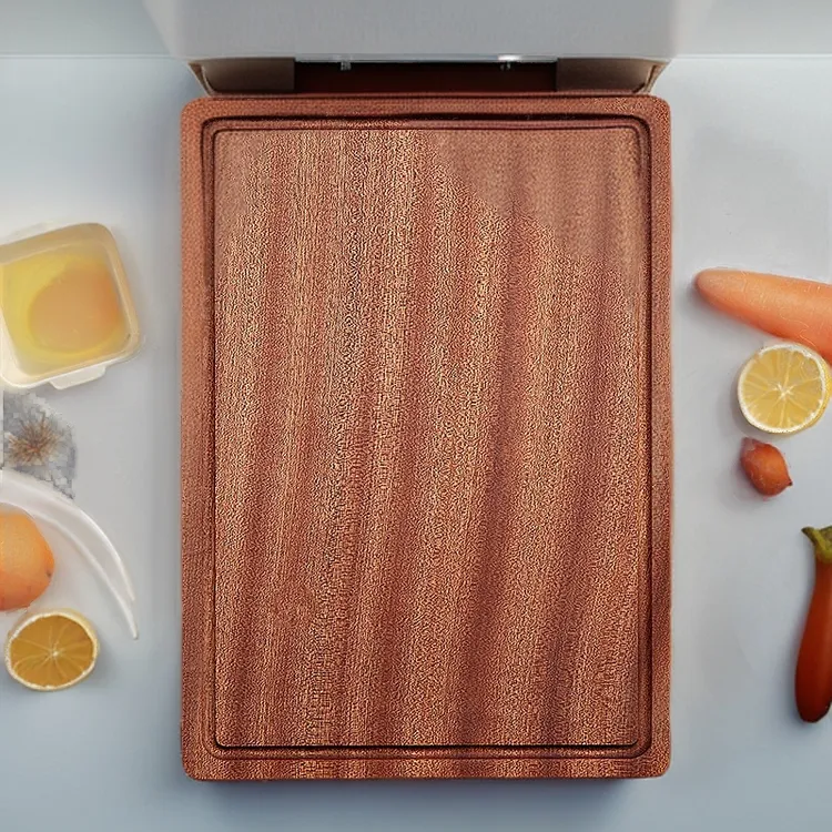 百年龄乌檀木加厚菜板防霉抗菌家用实木砧板双面切菜案板厨房专用