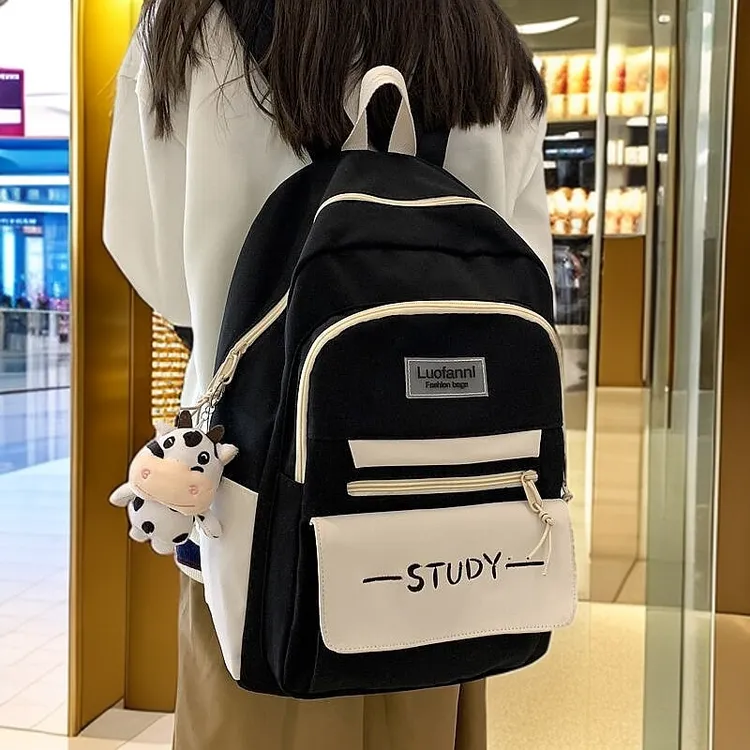 日系ins风小学生书包女初中生中学生双肩包高中女生背包男大学生