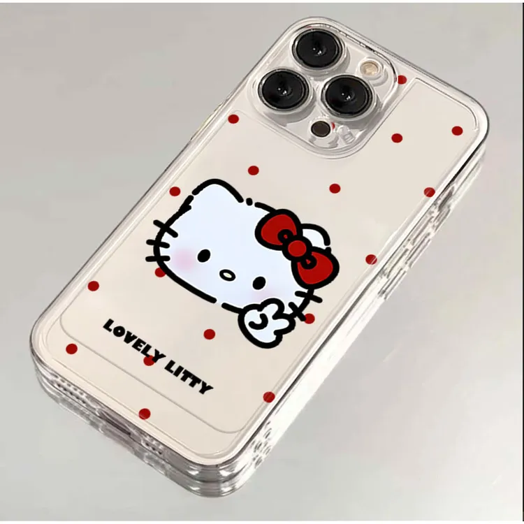 比耶KT适用iphone1615卡通手机壳苹果13透明12华为vivo小米oppo