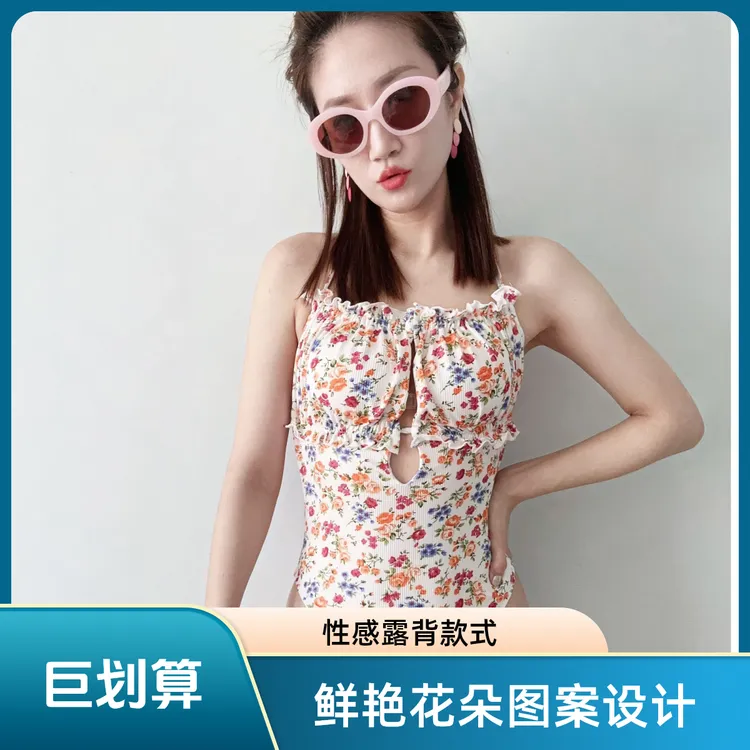 2025兴城泳装基地新款多花色露背连体潜水服性感年轻显瘦防走光