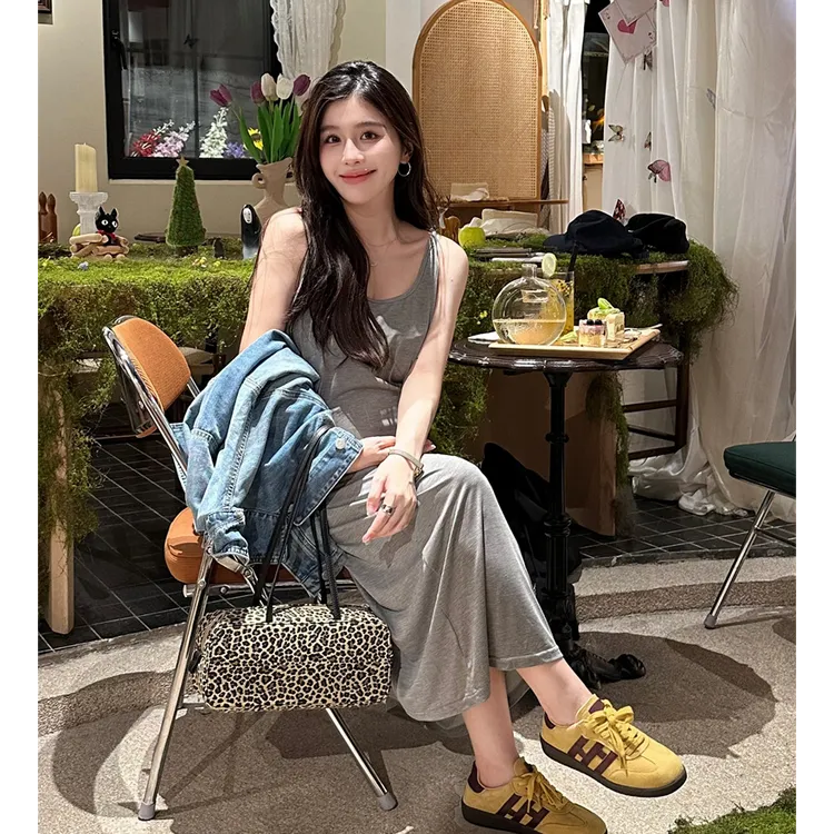 YPP！【松弛极简主义】 正反两穿~软糯宽松版显瘦背心裙懒人裙