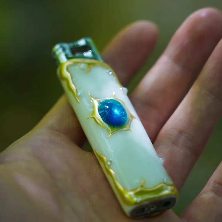 【RebirthLand】溶金   粉色防风火焰   充气打火机