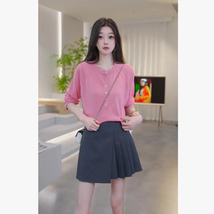 Basic House/百家好新款百搭减龄针织衫 B1405B50772