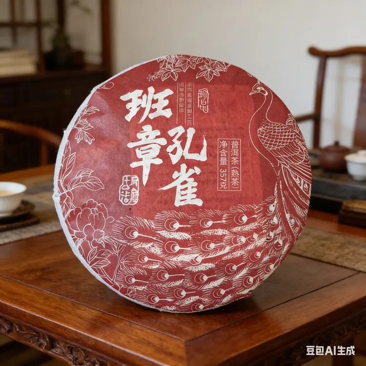 2014年班章孔雀古树熟茶