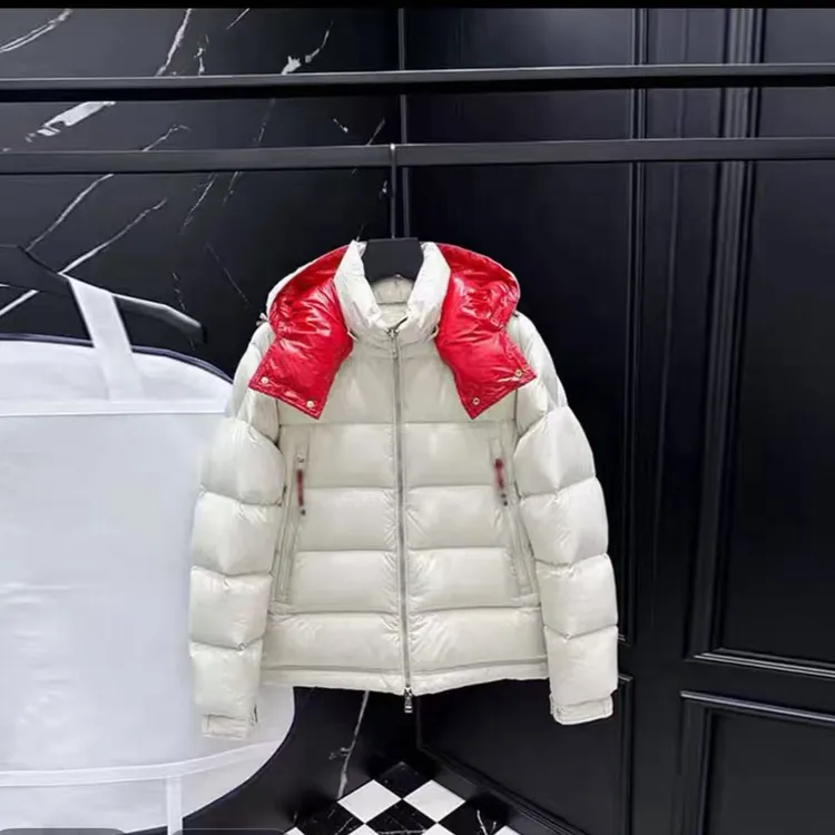 5599 冬季新款男女同款拼色羽绒服