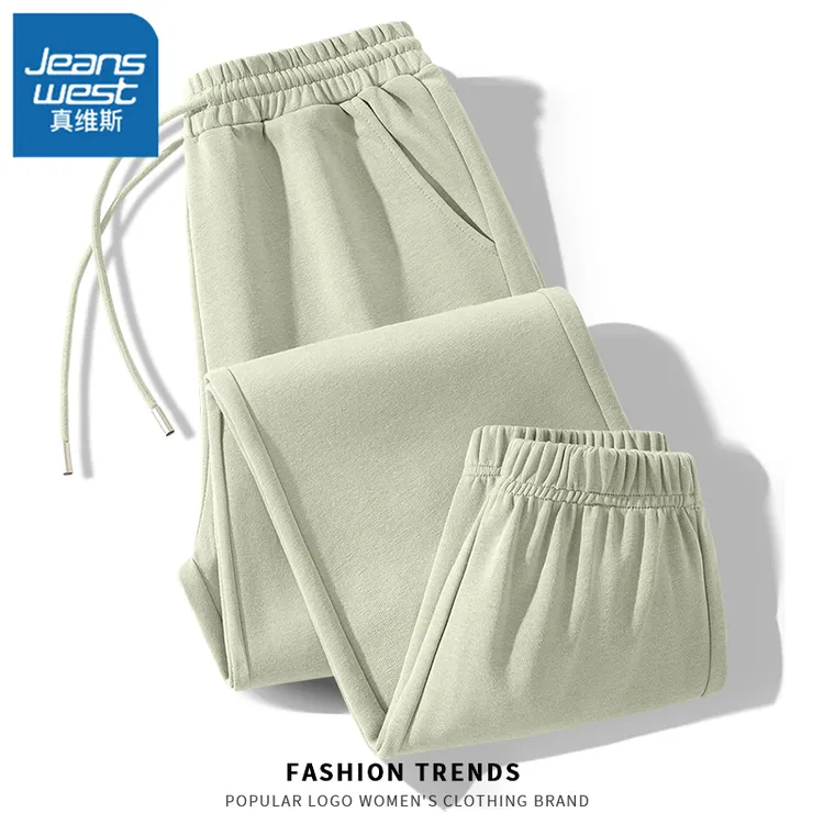 真维斯女卫裤女显瘦灰色休闲休闲百搭爆款卫裤潮流宽松2025年新款