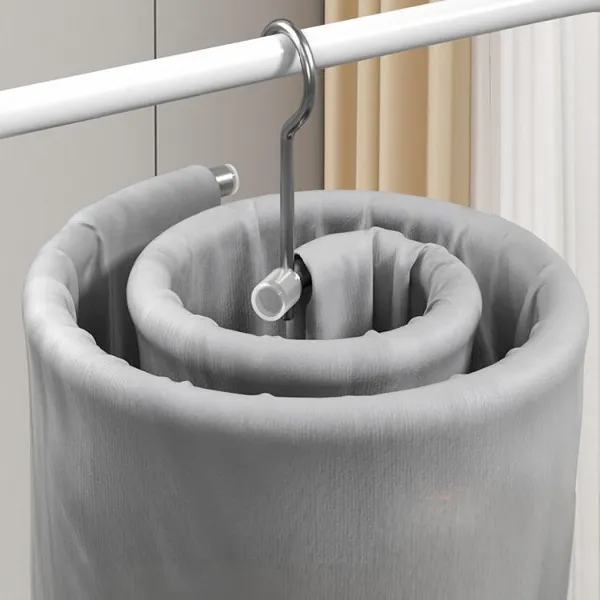 【晒被子神器螺旋式】晾衣架阳台家用圆形旋转凉被套床单的专用衣