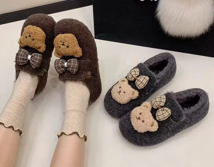 【华小姐】冬季新款时尚潮流圆头平底透气百搭休闲鞋665