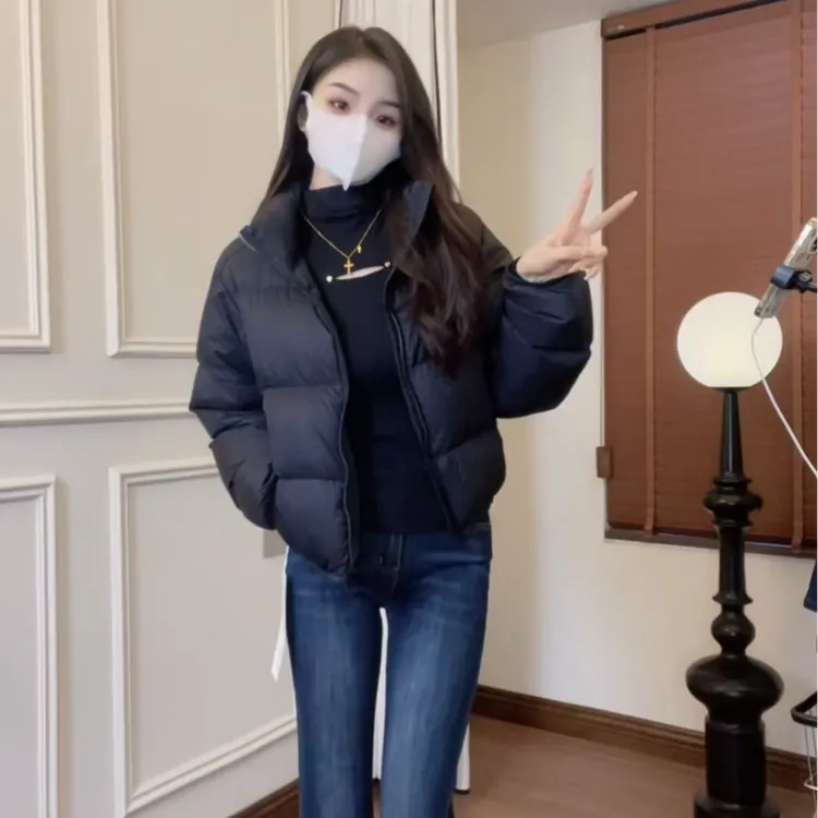 羽绒服肯豆风休闲百搭cc