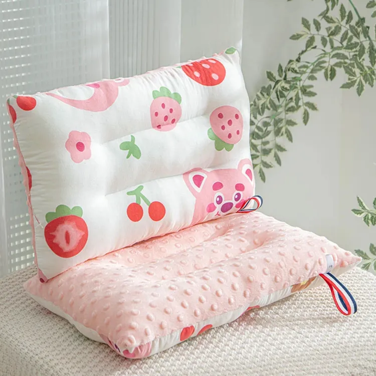 2025新款儿童安抚豆豆枕卡通枕头学生幼儿园枕芯宝宝小孩子枕