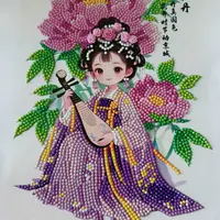 国潮文化十二花神画解压疗愈手工diy闺蜜礼物