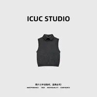 ICUC STUDIO-【南油设计无袖针织背心】新款气质显瘦百搭背心663