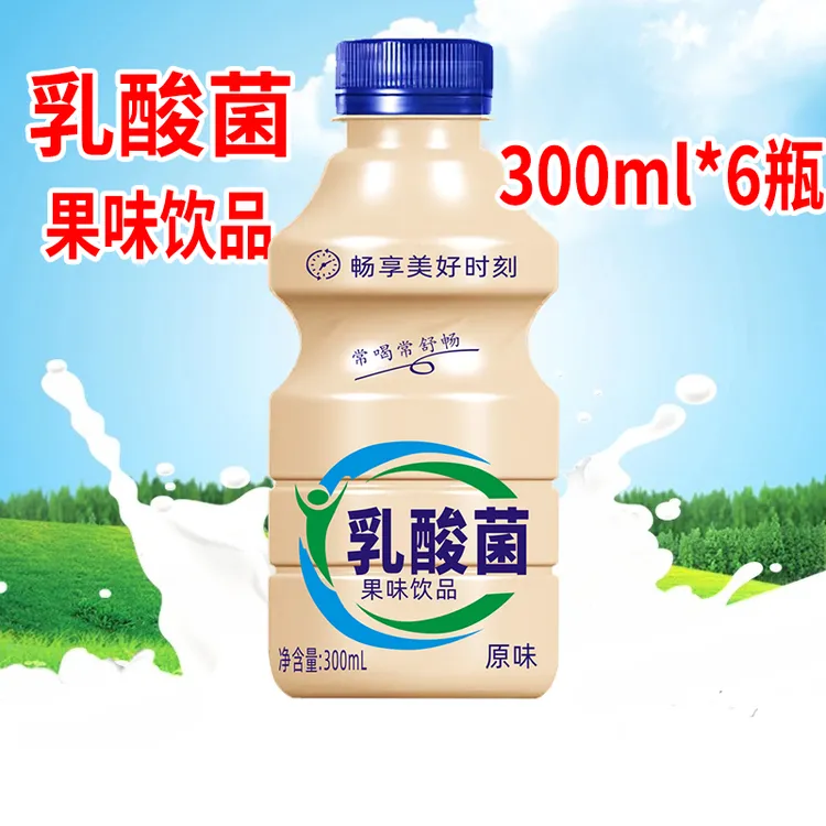 【粉丝福利】益生菌乳酸菌风味饮料300ml瓶装厂家直售整箱发货