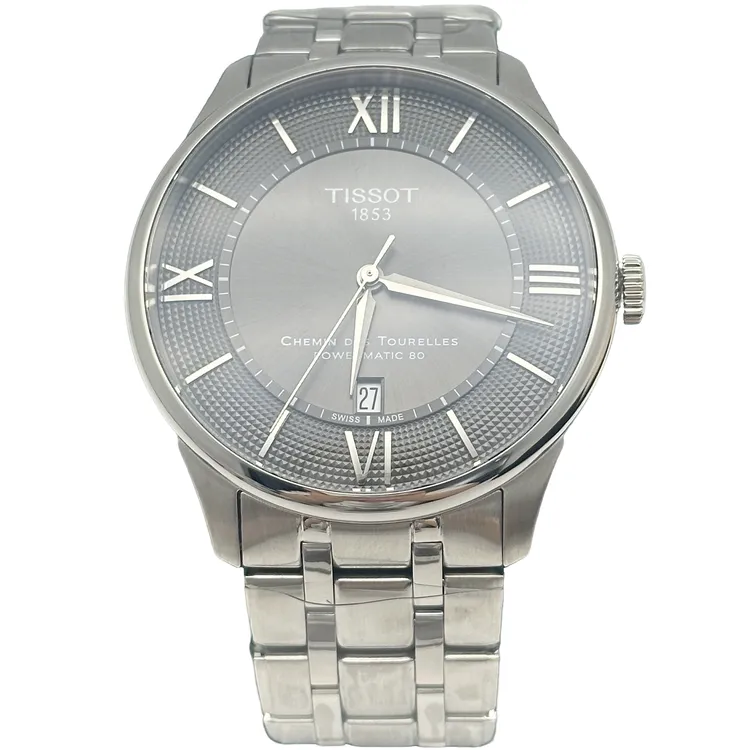 99新 Tissot/天梭 杜鲁尔/臻耀/男士机械灰盘/T139/公价6800/42MM