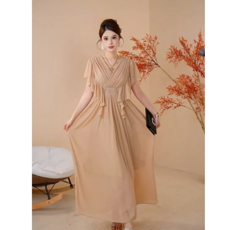 破价福利【美杜莎之吻】立体剪裁设计师款高腰连衣裙