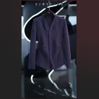 五集 V领 一体式抓绒重磅绵羊毛 加厚保暖立裁收腰显瘦开衫S6875