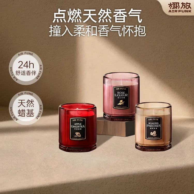 airfunk椰放家居香薰蜡烛室内香氛轻奢高级香水送礼持久留香db