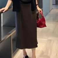 轻奢时尚秋冬女士羊毛半身裙5248