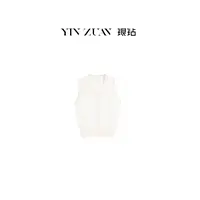 2025夏季新款粘胶亚麻针织马甲 761007