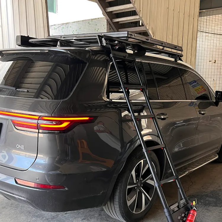 伸缩落地爬梯不压车身铝合金材质  适合各种SUV车型 工厂直销