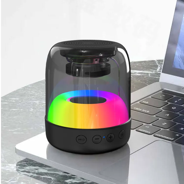 七彩蓝牙音响灯大音量桌面音响便携式大功率高音质氛围蓝牙音箱