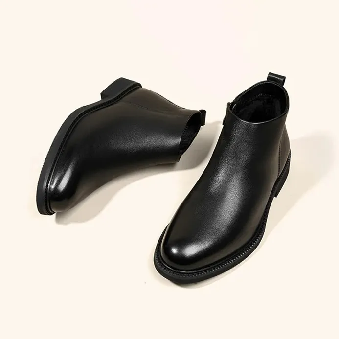 2025秋冬新款马丁靴男英伦风切尔西靴男短靴潮流休闲切尔西男靴商品图