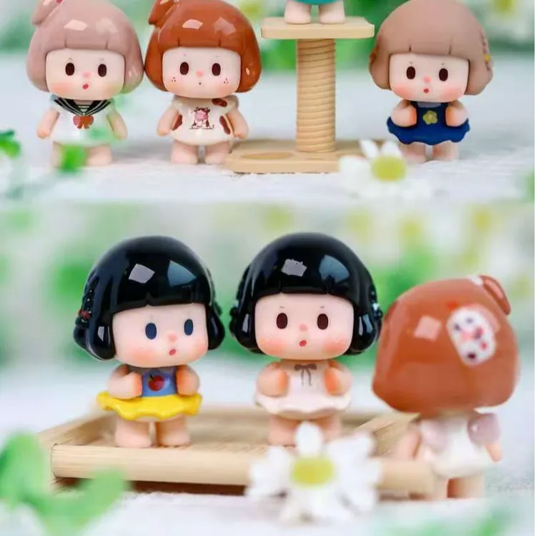 【现拆】不二小时候系列迷你手办小国风系列萌粒潮玩不二小国风盲盒