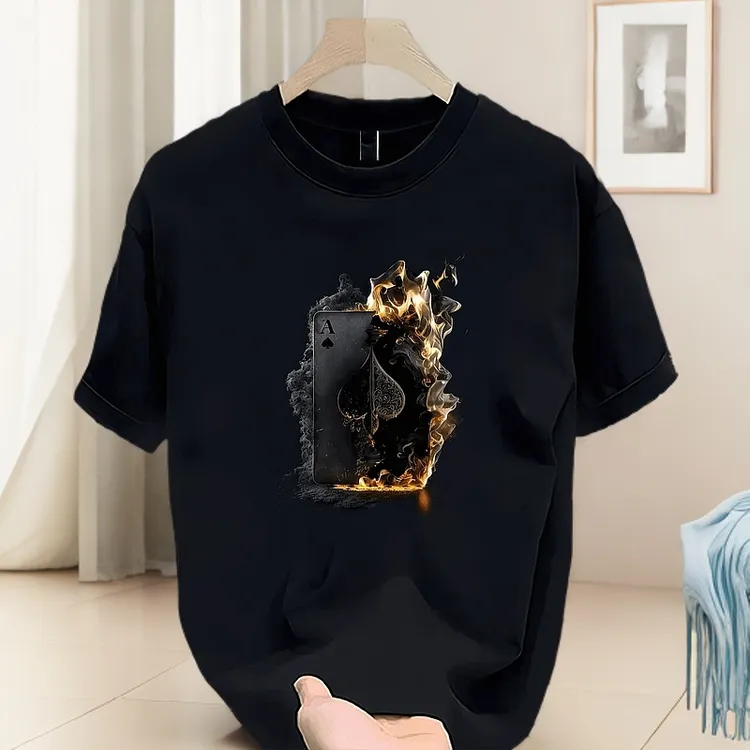 仓石一树痞帅重磅高级短袖T恤青年男夏季潮牌情侣休闲韩版上衣潮