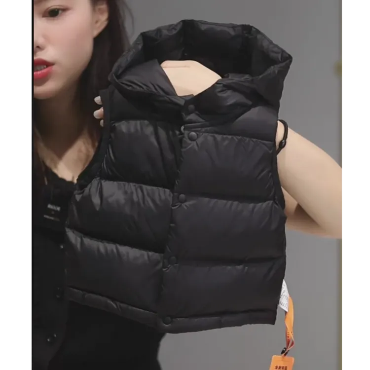 【连帽三防羽绒马甲 小洛妈咪】婴儿童羽绒宝宝背心拜年秋冬马甲H1