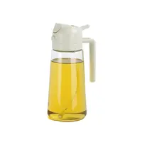 倒喷两用玻璃油壶470ml-白色