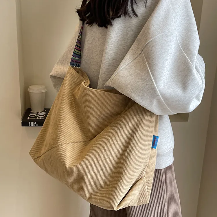 探屿通勤包包女大学生上课包平板背包装书手提托特包大容量斜挎包