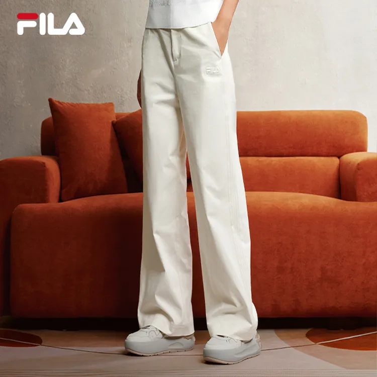 Fila/斐乐秋季新款女士户外休闲运动百搭梭织长裤F11W538806F