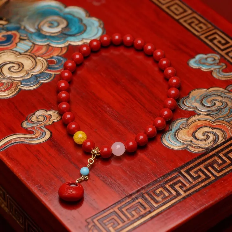 手链 朱砂快快来财0.6手串