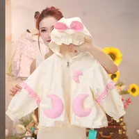 MOMOCO秋季新款女童月亮洋气时尚美少女战士防风外套77730138021