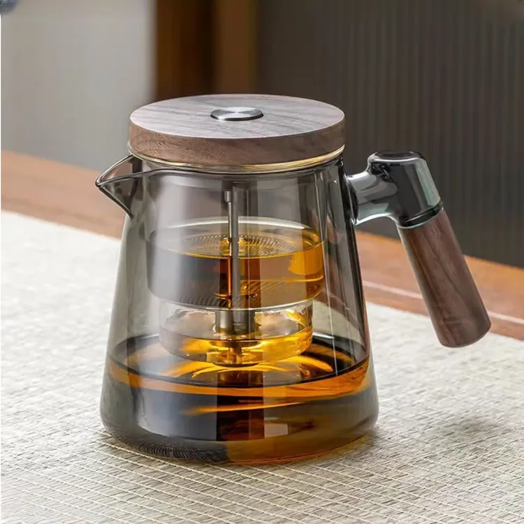 一键茶水分离泡茶壶家用耐热玻璃内胆飘逸杯功夫茶具泡茶杯新款商品图