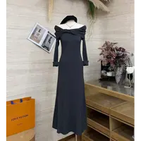 【苏兰文】气质温柔高级连衣裙-H118