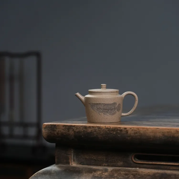 无名之砂【明式宫灯】精挑青段丨宜兴紫砂壶高端茶器茶具