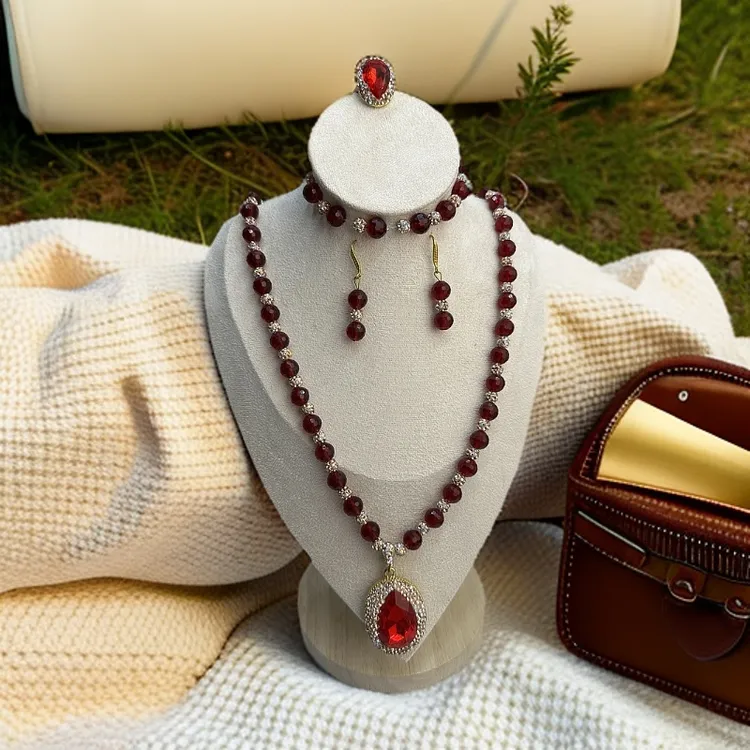 非金属铅玻璃项链 parkirak marjan项链