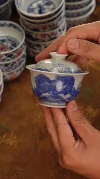 非常漂亮的茶器盖碗-20