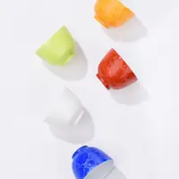 「GB」全手工扒花 玉泥 颜色釉 五彩系列圆雅杯60ml 