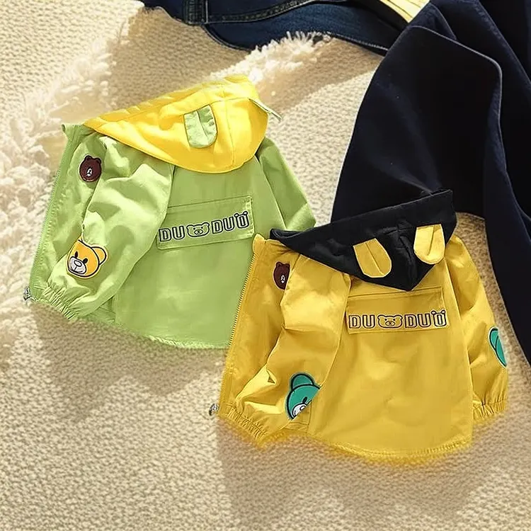 新店22新款男童春秋外套韩版儿童开衫宝宝夹克中小童风衣