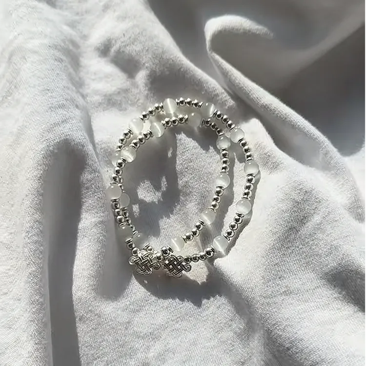 足银树脂手链 蒙古银饰原创羊拐骨手链