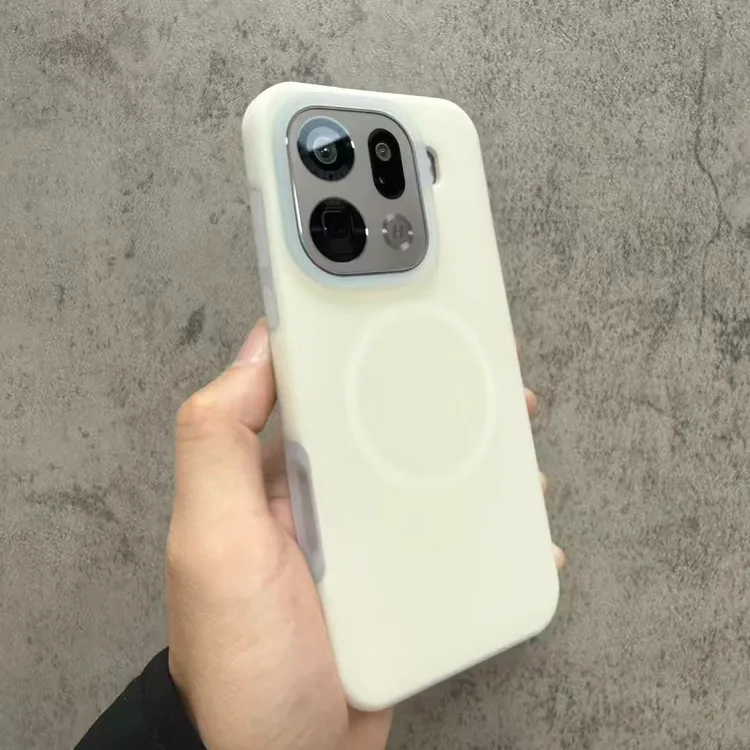 适用oppofindx8s磁吸手机壳x9pro果冻液态硅胶防摔手机套reno14软