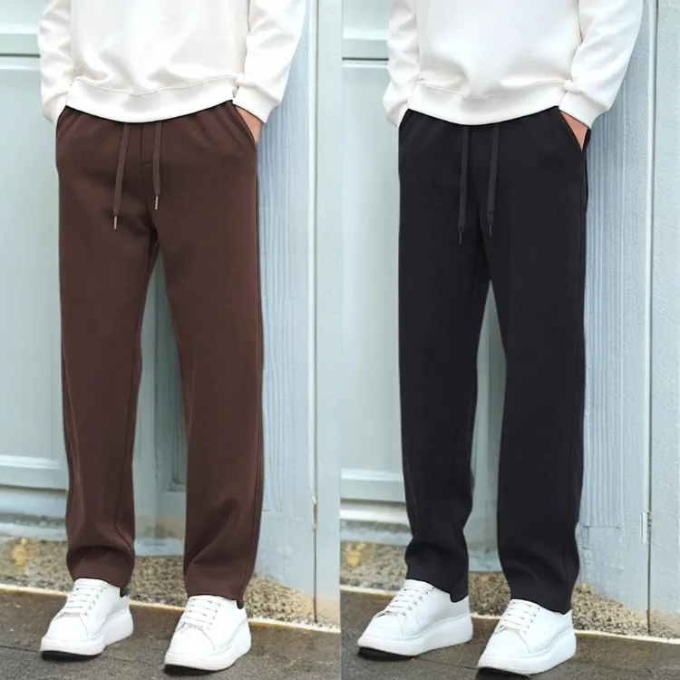 夏季白搭舒适薄款直筒西裤男士潮流直筒裤垂感轻奢西裤透气微弹力