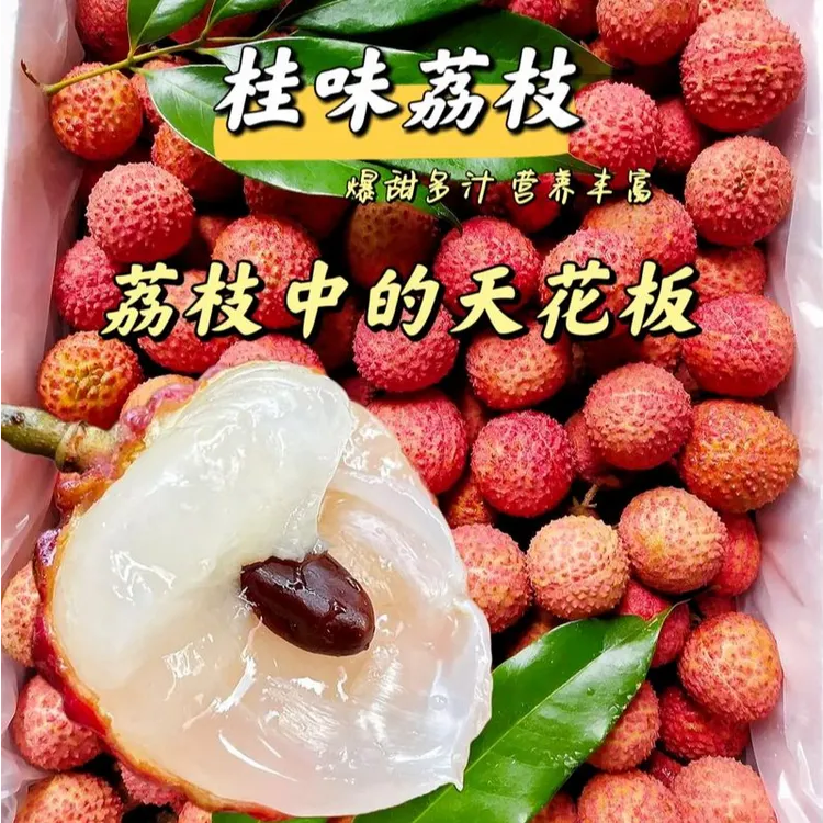 广西灵山正宗桂味荔枝当季新鲜水果冷链发货