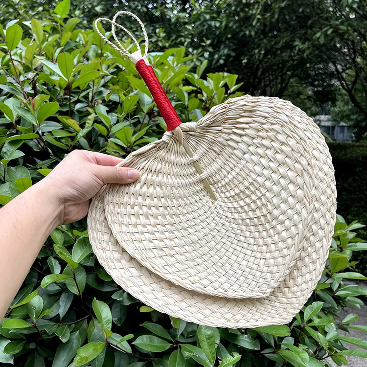（谭小强）老式手工编织棕叶蒲扇夏季家用宝宝驱蚊纳凉手摇扇子