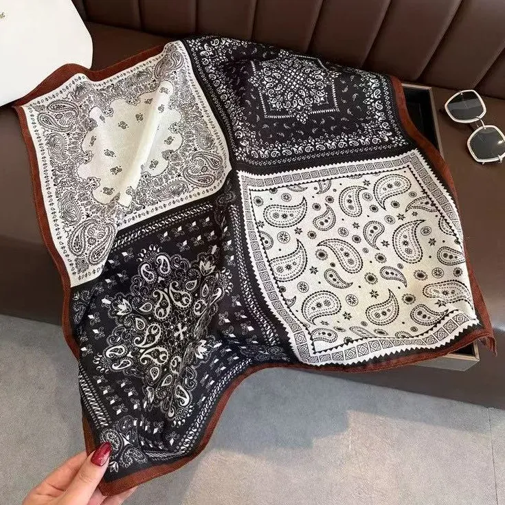 【丝巾合集】丝巾2025秋冬新款气质百搭丝绒感时尚复古柔软高端围巾