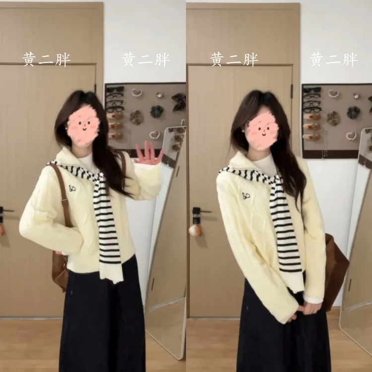 麻花纹提花毛衣开衫女秋冬季2025新款休闲慵懒感显瘦针织外套上衣